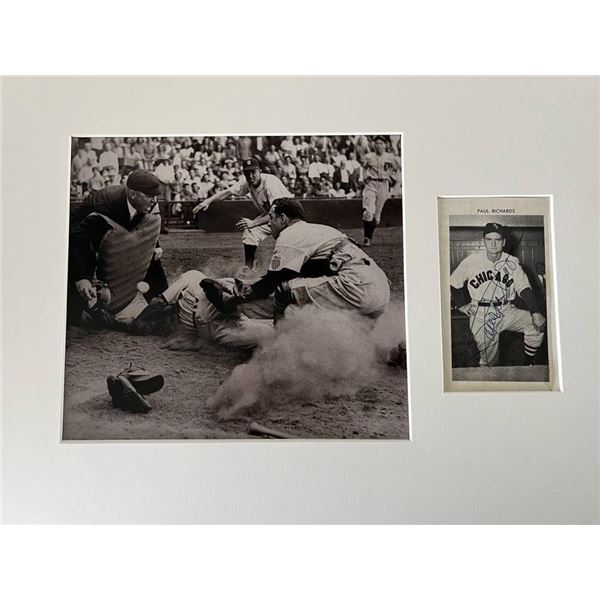 Chicago Cubs Paul Richards signed photo collage