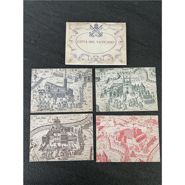 City of the Vatican set of 4 cards