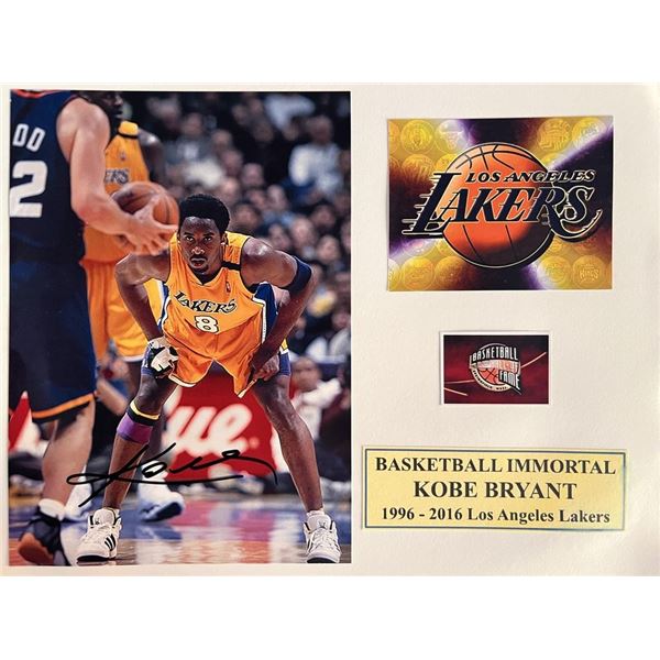 Kobe Bryant signed photo
