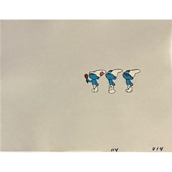 Smurfs original Sericel