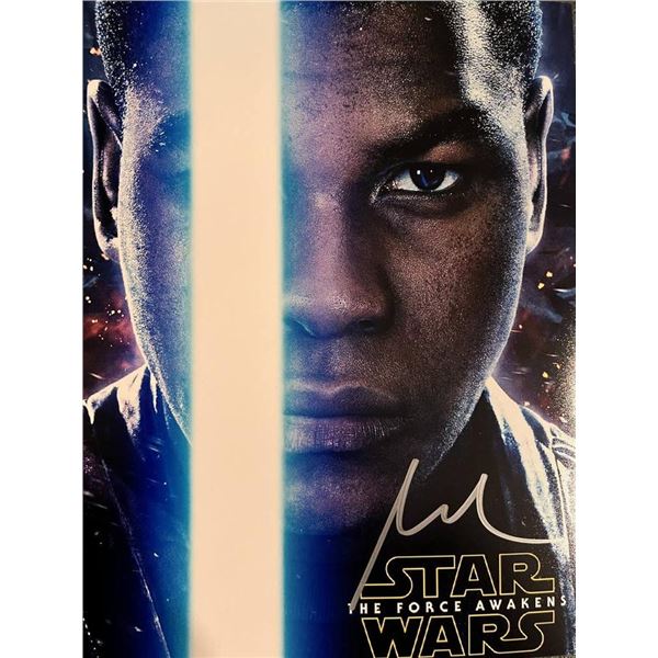 Star Wars John Boyega signed movie photo