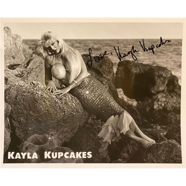 Porn Star Kayla Kupcakes signed photo