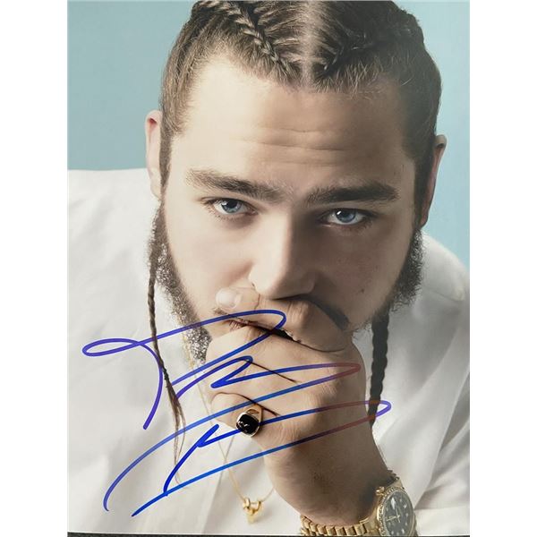 Post Malone signed photo