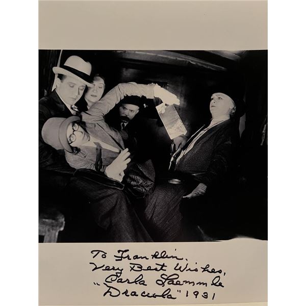 Dracula Carla Laemmle signed photo