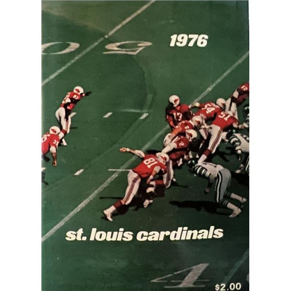 1976 St. Louis Cardinals team program