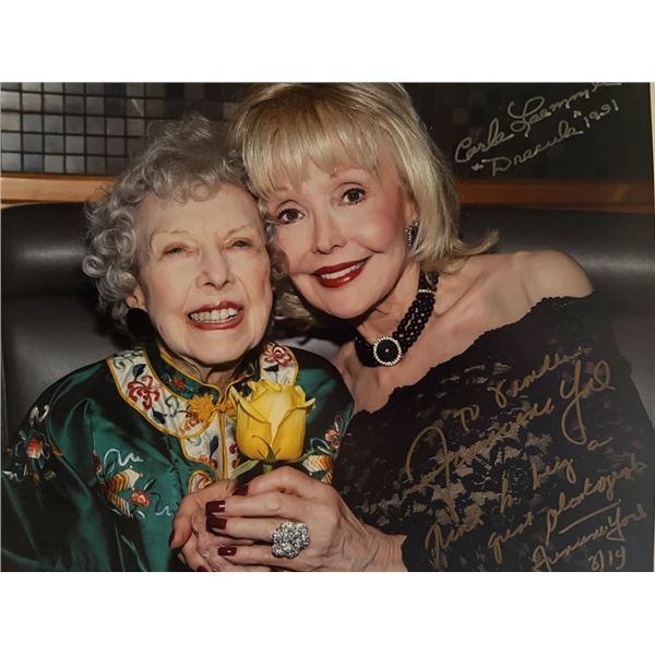 Carla Laemmle / Francine York signed photo