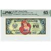 Image 1 : 2007 $1 Ariel Disney Dollar PMG 65EPQ