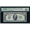 1934 $10 Cleveland FRN PMG 65EPQ
