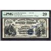 1882 $20 Louisville KY National PMG 20
