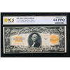 Image 1 : 1922 $20 Gold Certificate PCGS 64PPQ