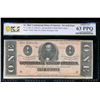 1864 $1 T-71 Confederate PCGS 63PPQ