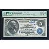 1882 $5 Tampa FL National PMG 58EPQ