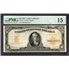Image 1 : 1907 $10 Gold Certificate PMG 15