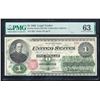 Image 1 : 1862 $1 Legal Tender Note PMG 63