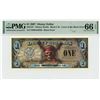 2007 $1 Curse of the Black Pearl Disney Dollar PMG 66EPQ