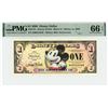 Image 1 : 2008 $1 Mickey Disney Dollar PMG 66EPQ