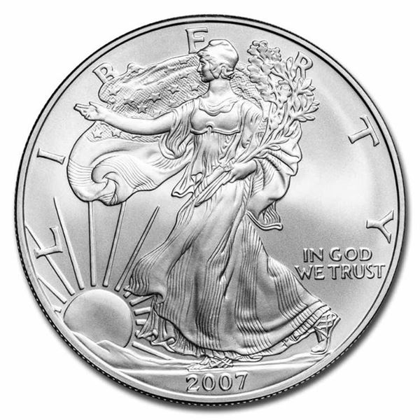 2007 American Silver Eagle 1oz BU Coin