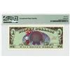 Image 2 : 2000 $1 Mickey Disney Dollar PMG 65EPQ