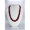 Image 1 : Beautiful Large 532 Ctw Mined From The Earth Natural Ruby Necklace