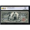 Image 1 : 1896 $2 Educational Silver Certificate PCGS 35
