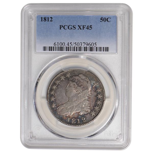 1812 Capped Bust Half Dollar PCGS XF45