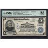 Image 1 : 1902 $5 Philadelphia PA National PMG 25