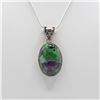Image 1 : Ladies Natural 39.5 Ct Ruby Zoisite Pendant