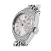 Image 3 : Rolex Ladies Stainless Steel Diamond Bezel Date Watch