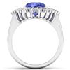 Image 4 : 14KT White Gold 2.97ctw Tanzanite and Diamond Ring