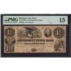 1853 $1.50 Ann Arbor MI National PMG 15