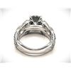 Image 5 : Dazzling 3 Ct 14 Kt White Gold Plated Lab Simulated Diamond Ring
