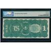 Image 2 : 1869 $1 Rainbow Legal Tender Note PMG 63