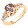 18KT Yellow Gold 2.02ctw Brown Diamond Ring