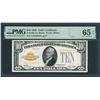 1928 $10 Gold Certificate PMG 65EPQ