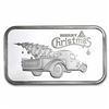 Merry Christmas Vintage Truck 1 oz Silver Bar