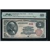 1882 $5 Binghamton NY National PMG 40EPQ