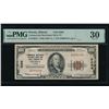 1929 $100 Peoria IL National PMG 30