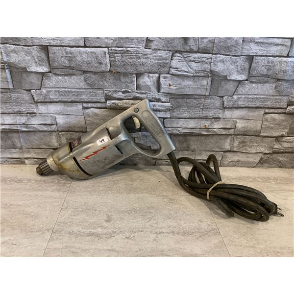 Milwaukee 1/4 Electric Drill w Key Chuck