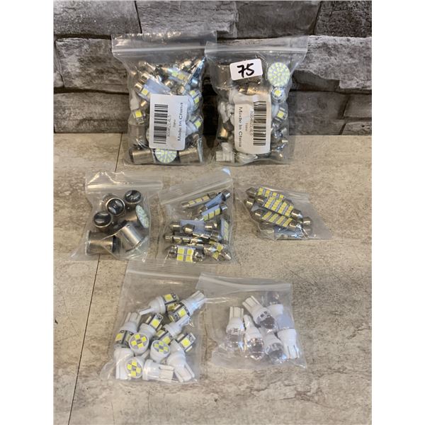 Lot of 3 Milti-Packs of LED Replacement Bulbs For Vehicles