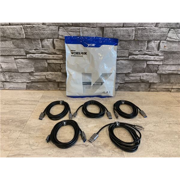 5 Pack USB C Cables