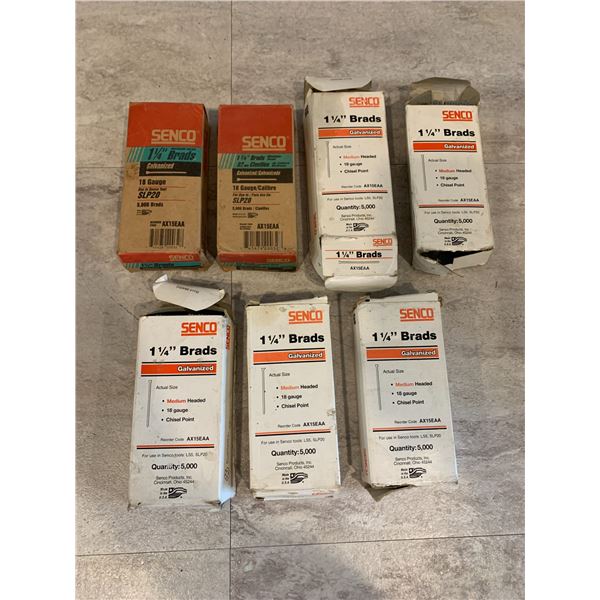 Box of Old Stock Brad Nails