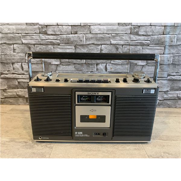 Sony CF-250S Stereo Casette-Corder Boombox - AS IS