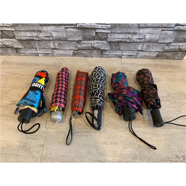 Lot of 6 Different Umbrellas