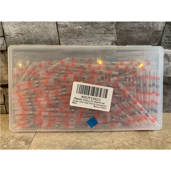 200 pcs 22-18AWG Red Solder Seal Heat Shrink Connectors