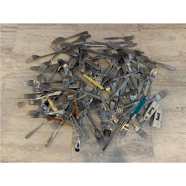 Lot of 110 Assorted Forks