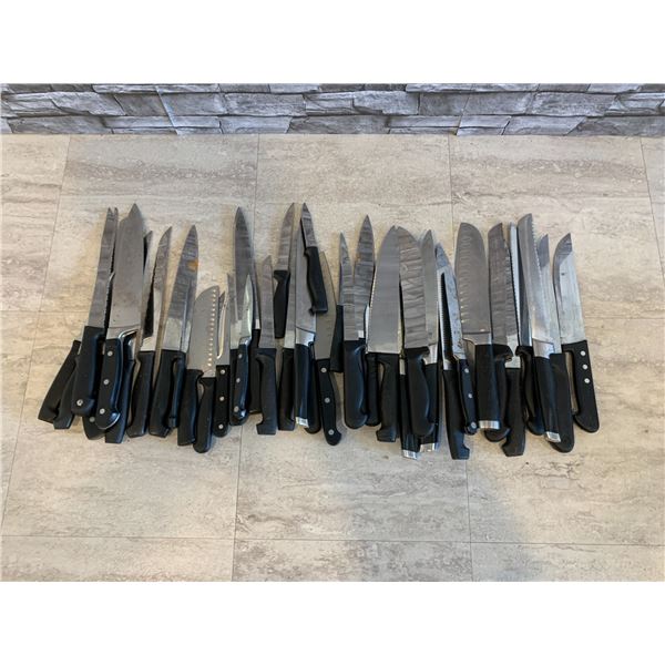 Lot of 40 Assorted Knives