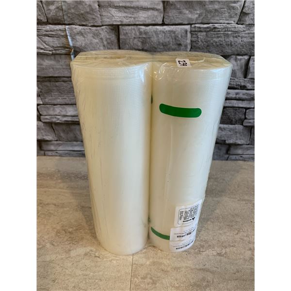 2 x Rolls Vacuum Sealer Bags - 100ft