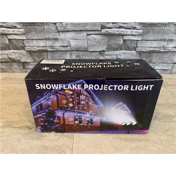Outdoor 3 Heas Snowflake Projector Light