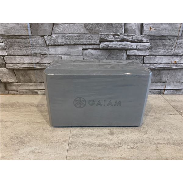 Gaiam Foam Yoga Block Grey