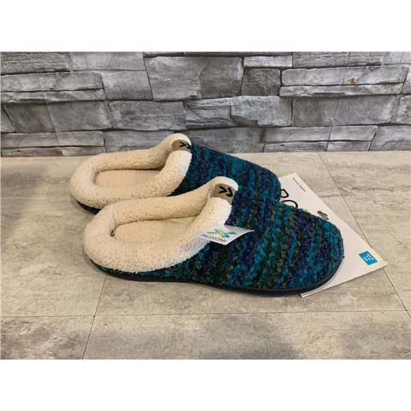 Roxoni Memory Foam Slippers Size 8.5 - 9 Blue